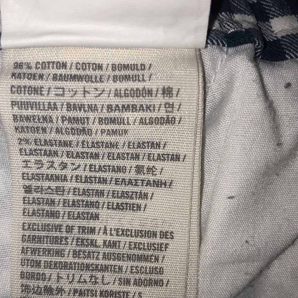 Hollister Blue/White Shorts 7/28 - Picture 7 of 7